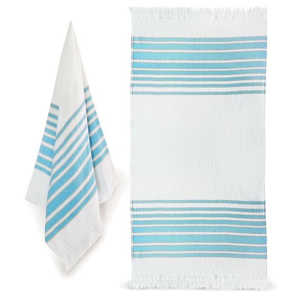 36x70 Turkish Beach Towel With Fringes - 36x70 Turkish Beach Towel With Fringes - Image 32 of 32