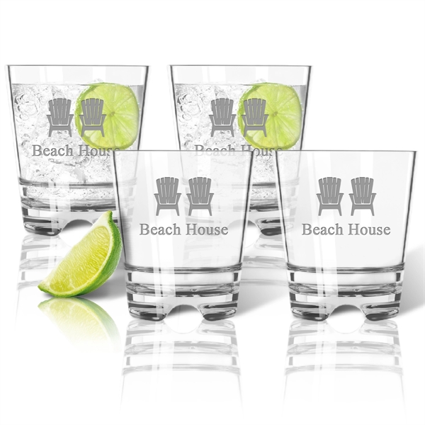 Tritan DOF (Double Old Fashion Rocks) 12 oz.  (Set of 4) - Tritan DOF (Double Old Fashion Rocks) 12 oz.  (Set of 4) - Image 15 of 34