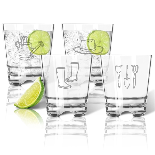 Tritan DOF (Double Old Fashion Rocks) 12 oz.  (Set of 4) - Tritan DOF (Double Old Fashion Rocks) 12 oz.  (Set of 4) - Image 17 of 34