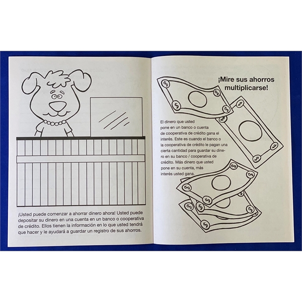 Be Smart, Save Money Spanish Coloring and Activity Book - Be Smart, Save Money Spanish Coloring and Activity Book - Image 1 of 2