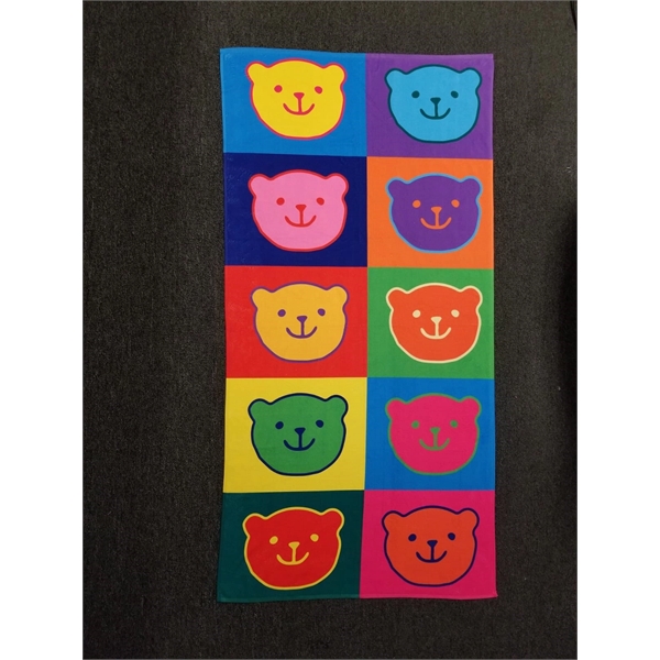 30x60 Full Color/Edge Beach Towel Sublimation - 30x60 Full Color/Edge Beach Towel Sublimation - Image 6 of 13