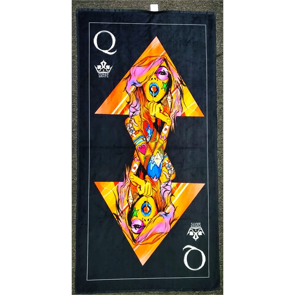 30x60 Full Color/Edge Beach Towel Sublimation - 30x60 Full Color/Edge Beach Towel Sublimation - Image 10 of 13