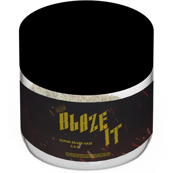 Custom Glass Jar 2 oz With Label - Custom Glass Jar 2 oz With Label - Image 1 of 6