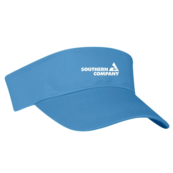 100% Cotton Twill Visor - 100% Cotton Twill Visor - Image 0 of 8
