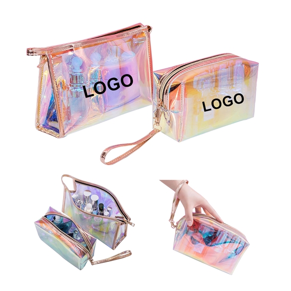 TPU Holographic Cosmetic Bag Tote - TPU Holographic Cosmetic Bag Tote - Image 0 of 0
