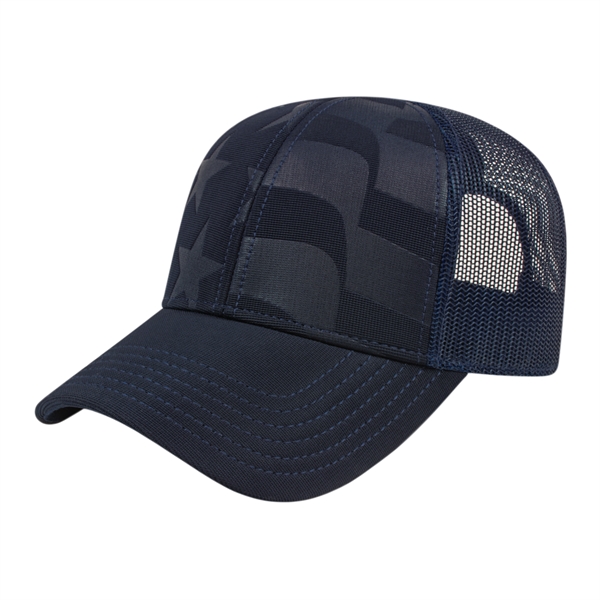 Ottoman Debossed Flag Trucker Mesh Back Cap - Ottoman Debossed Flag Trucker Mesh Back Cap - Image 0 of 1