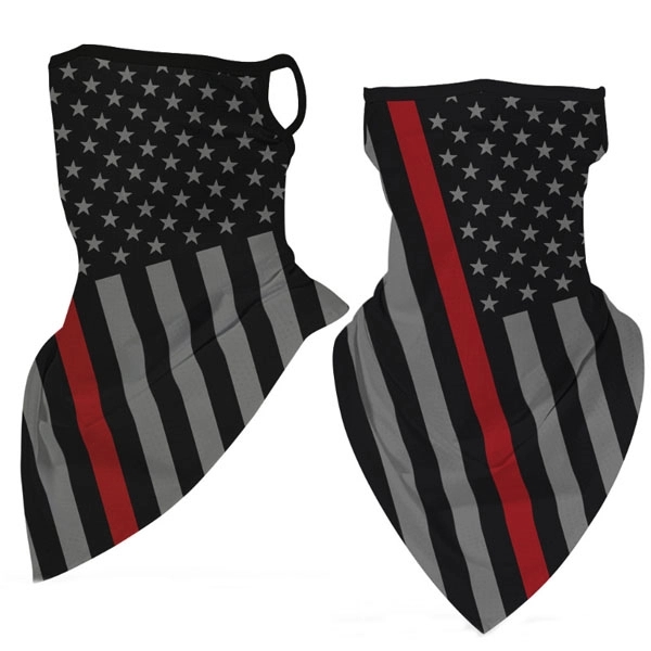 Sports Neck Gaiter Ear Loop Triangle Face Scarf - Sports Neck Gaiter Ear Loop Triangle Face Scarf - Image 1 of 7