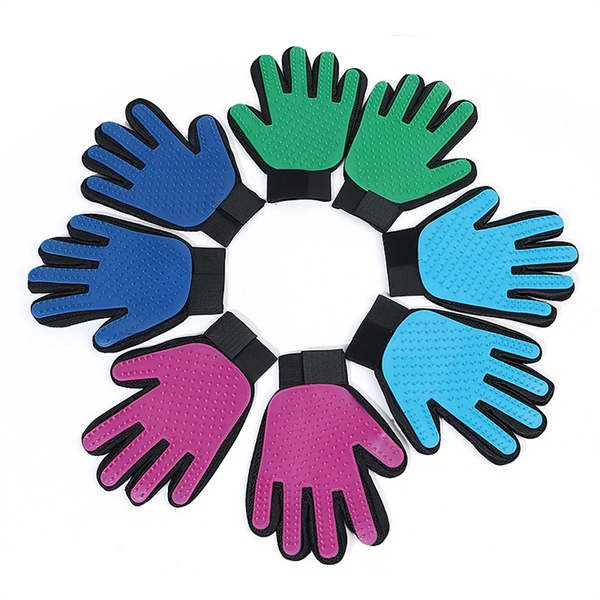 Silicone Hair Removal Pets Massage 2 In 1 PetGrooming Glove - Silicone Hair Removal Pets Massage 2 In 1 PetGrooming Glove - Image 1 of 5