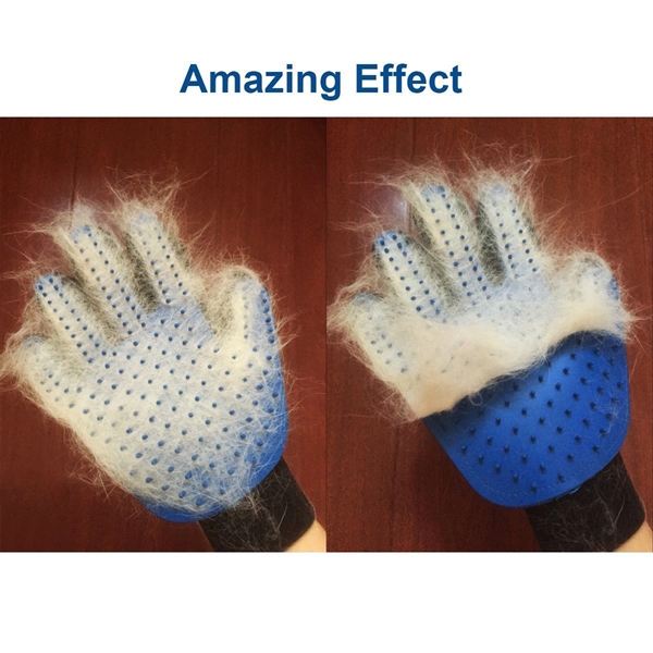 Silicone Hair Removal Pets Massage 2 In 1 PetGrooming Glove - Silicone Hair Removal Pets Massage 2 In 1 PetGrooming Glove - Image 2 of 5