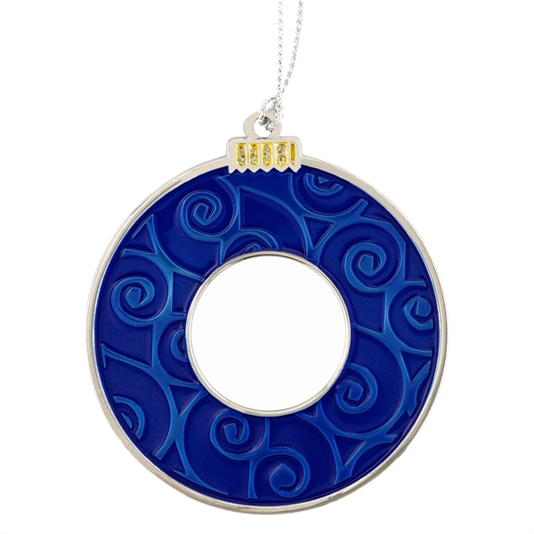Holiday Ornament - Round Swirl Bulb - Holiday Ornament - Round Swirl Bulb - Image 1 of 6