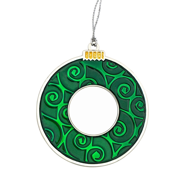 Holiday Ornament - Round Swirl Bulb - Holiday Ornament - Round Swirl Bulb - Image 3 of 6