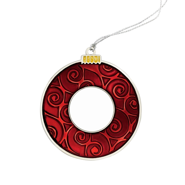 Holiday Ornament - Round Swirl Bulb - Holiday Ornament - Round Swirl Bulb - Image 6 of 6