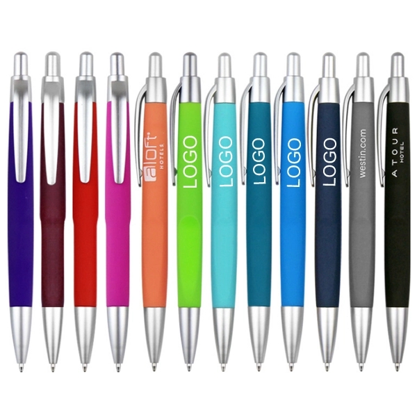 Custom Click Action Plastic Pens - Custom Click Action Plastic Pens - Image 0 of 10