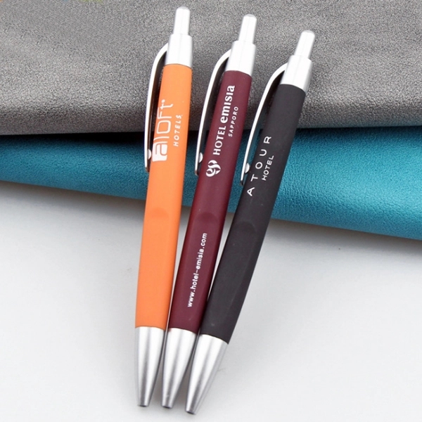 Custom Click Action Plastic Pens - Custom Click Action Plastic Pens - Image 1 of 10