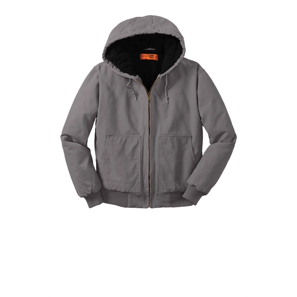 CornerStone Washed Duck Cloth Insulated Hooded Work Jacket. - CornerStone Washed Duck Cloth Insulated Hooded Work Jacket. - Image 14 of 20