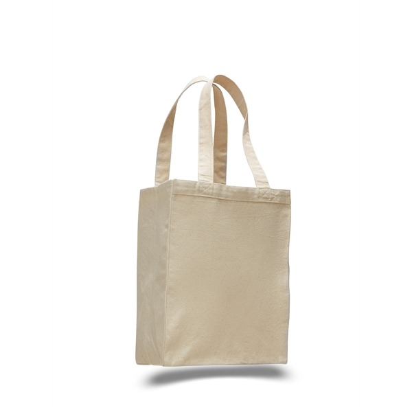 Canvas Gusset Shopping Tote Bag - Canvas Gusset Shopping Tote Bag - Image 1 of 11