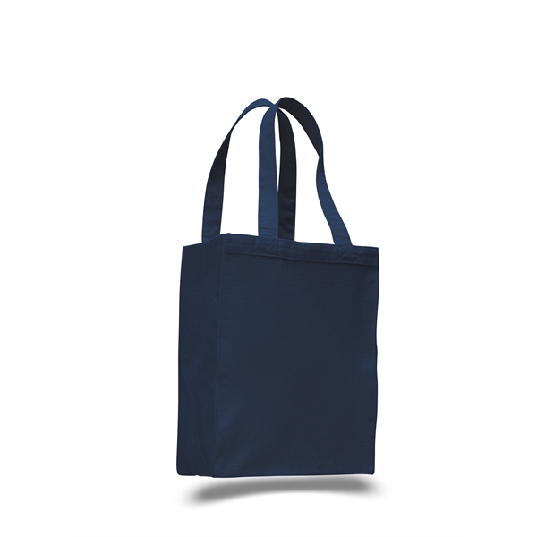 Canvas Gusset Shopping Tote Bag - Canvas Gusset Shopping Tote Bag - Image 2 of 11