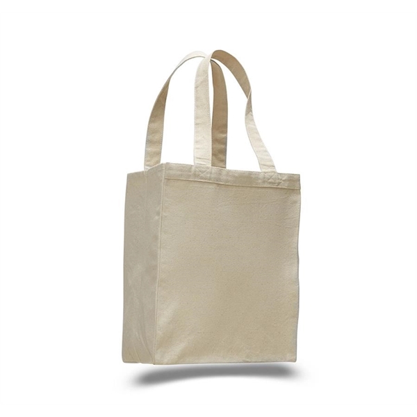 Canvas Gusset Shopping Tote Bag - Canvas Gusset Shopping Tote Bag - Image 7 of 11