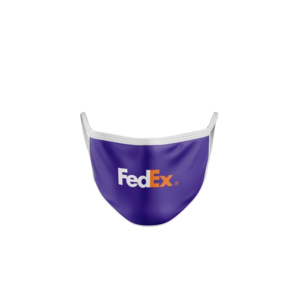 2 Ply Sublimated Polyester Mask - 2 Ply Sublimated Polyester Mask - Image 0 of 0
