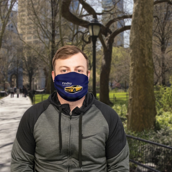 Custom Microfiber Face Mask - Custom Microfiber Face Mask - Image 5 of 6