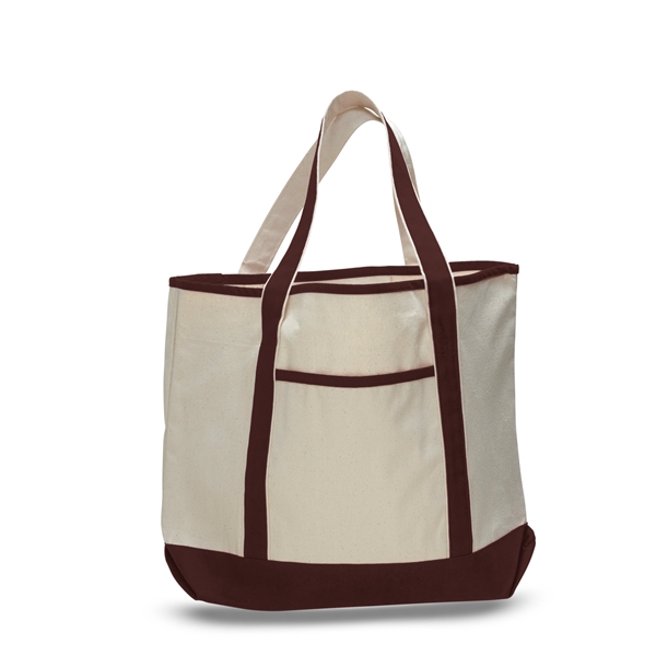 Jumbo Size Heavy Canvas Deluxe Tote Bag - Jumbo Size Heavy Canvas Deluxe Tote Bag - Image 2 of 10