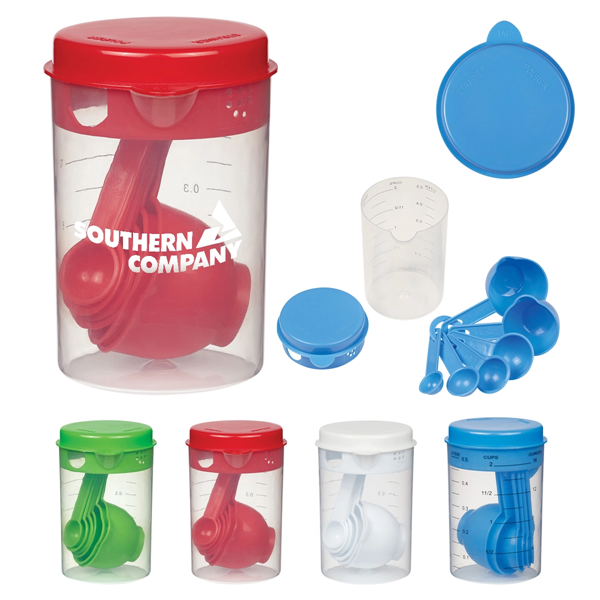 7-Piece BPA-free Measuring Cups and Spoon - 7-Piece BPA-free Measuring Cups and Spoon - Image 0 of 15
