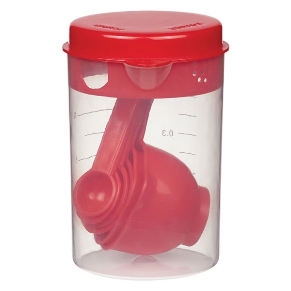 7-Piece BPA-free Measuring Cups and Spoon - 7-Piece BPA-free Measuring Cups and Spoon - Image 12 of 15