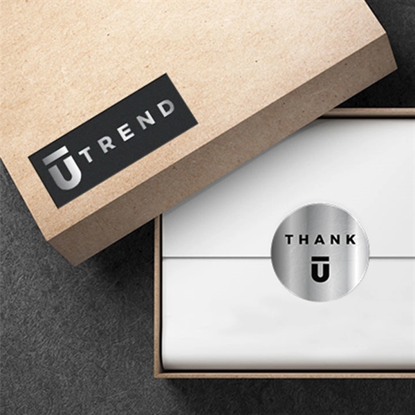 Custom Roll Labels Silver/Gold Permanent - Custom Roll Labels Silver/Gold Permanent - Image 1 of 5