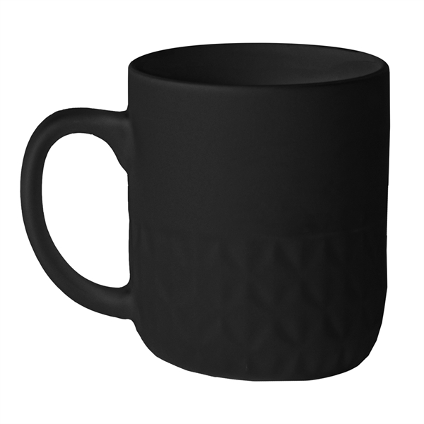 Ceramic Coffee Mug with Facet Texture - 16 oz. - Ceramic Coffee Mug with Facet Texture - 16 oz. - Image 3 of 10