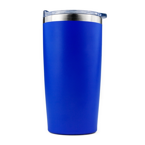 20 Oz. Sip Tek Powder Coated Tumbler with Clear Slide Lid 1C - 20 Oz. Sip Tek Powder Coated Tumbler with Clear Slide Lid 1C - Image 2 of 6