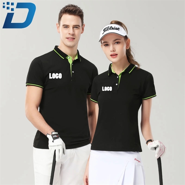 Golf Short Sleeve Cotton Polo Shirt - Golf Short Sleeve Cotton Polo Shirt - Image 0 of 5