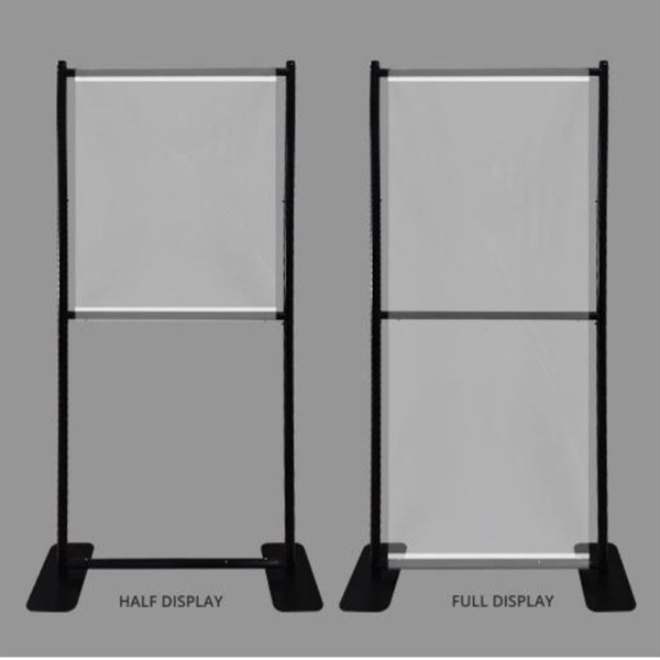 Floor Standing Sneeze Shield - 3 x 6.5 ft ( Full ) - Floor Standing Sneeze Shield - 3 x 6.5 ft ( Full ) - Image 1 of 1