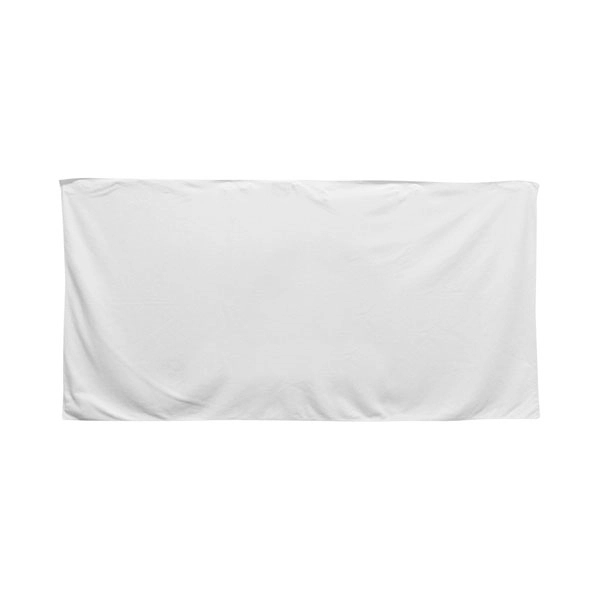 Velour Cotton Blend Beach Towel, 30x60, Blank Only
