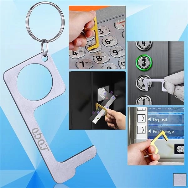 PPE Hygiene Stainless Steel Door Opener Closer No-Touch