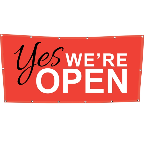 Outdoor Canvas Single-Sided Banner