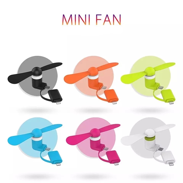 Mini Cellphone Fan - Mini Cellphone Fan - Image 2 of 3