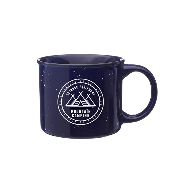 13 oz. Happy Camper Ceramic Coffee Mug w/ 1 Color Imprint - 13 oz. Happy Camper Ceramic Coffee Mug w/ 1 Color Imprint - Image 4 of 18