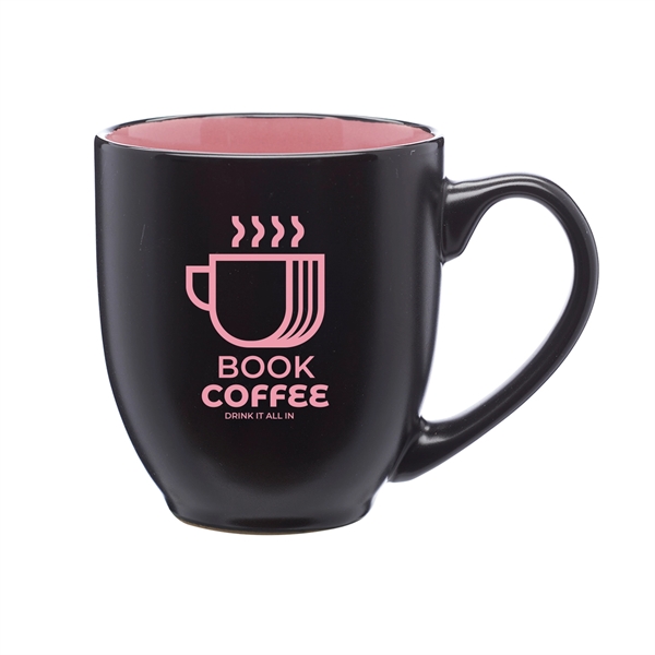 16 oz. Hidden Hue Ceramic Bistro Mug w/ 1 Color Imprint - 16 oz. Hidden Hue Ceramic Bistro Mug w/ 1 Color Imprint - Image 4 of 16