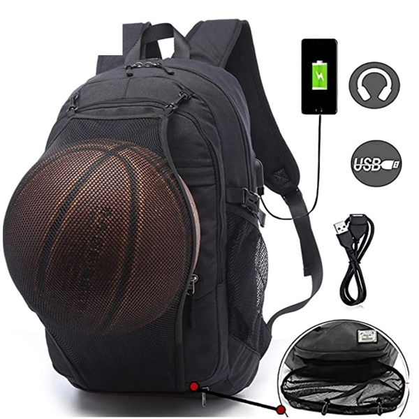 School Basketball Backpack - School Basketball Backpack - Image 0 of 7