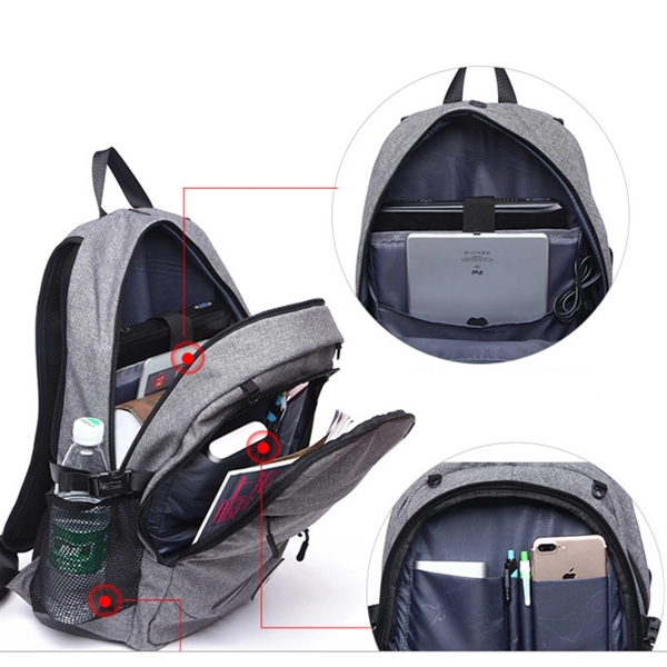School Basketball Backpack - School Basketball Backpack - Image 3 of 7