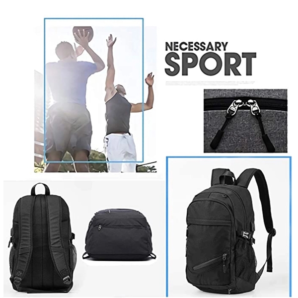 School Basketball Backpack - School Basketball Backpack - Image 6 of 7