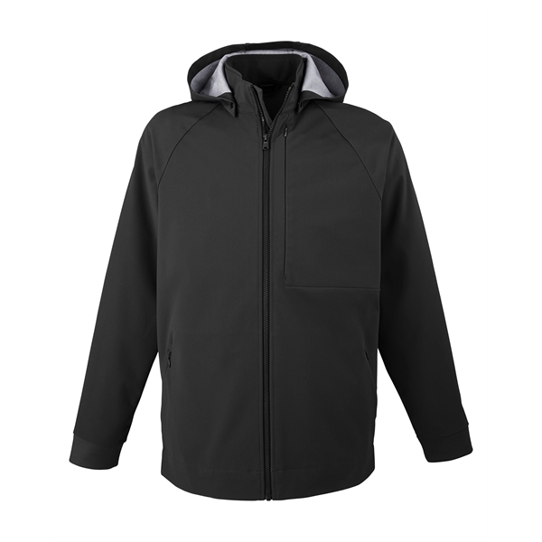 North End Men's City Hybrid Soft Shell Hooded Jacket - North End Men's City Hybrid Soft Shell Hooded Jacket - Image 3 of 27