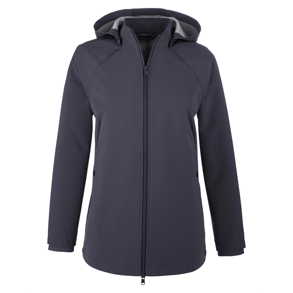 North End Ladies' City Hybrid Soft Shell Hooded Jacket - North End Ladies' City Hybrid Soft Shell Hooded Jacket - Image 0 of 27