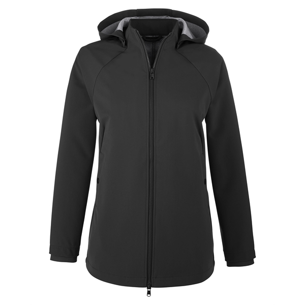 North End Ladies' City Hybrid Soft Shell Hooded Jacket - North End Ladies' City Hybrid Soft Shell Hooded Jacket - Image 3 of 27