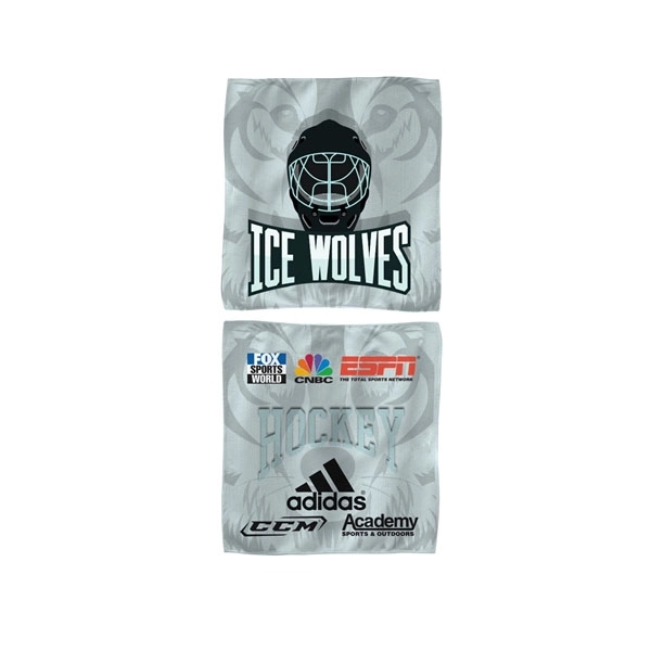 Sponsorship Rally Towel, 10x10, Sublimated - Sponsorship Rally Towel, 10x10, Sublimated - Image 0 of 2