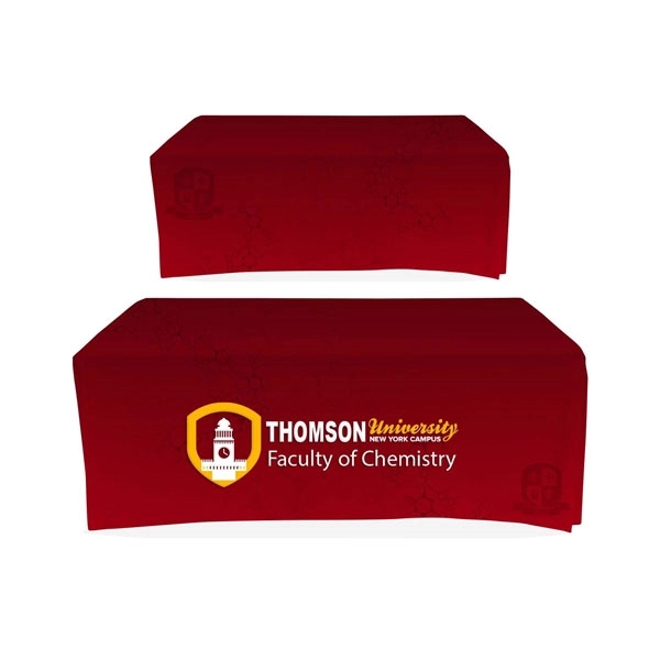 Faculty Throw for 6' Table (Closed Back). Sublimated