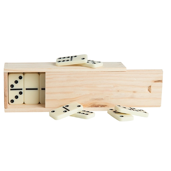 Custom Wood Dominos in a Box