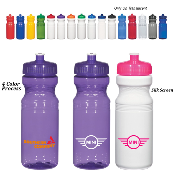 24 oz. Translucent Sports Bottle - 24 oz. Translucent Sports Bottle - Image 0 of 18