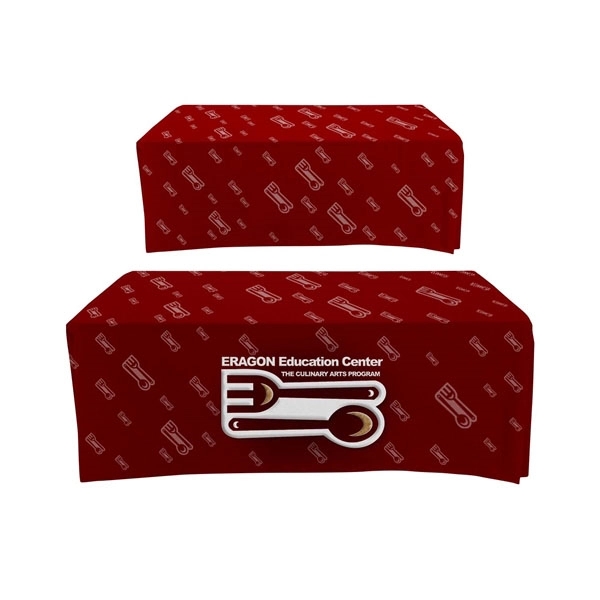 Box Style Cloth for 6' Table (Closed Back), Sublimated - Box Style Cloth for 6' Table (Closed Back), Sublimated - Image 0 of 3
