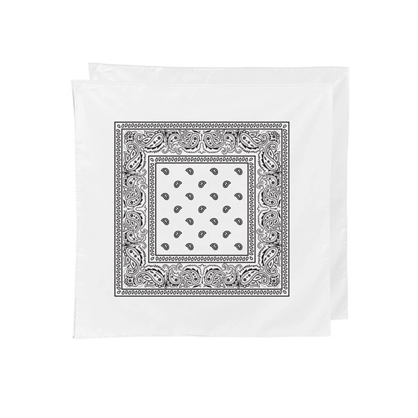 Custom Paisley Bandana, 22x22, Sublimated